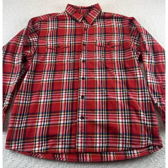 Red Head Brand Co. Men's XL Multicolor Flannel Shirt Long Sleeve Button Up - Picture 2 of 9